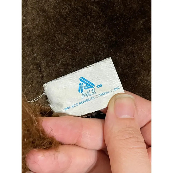 Vintage 1995 ACE Novelty Looney Tunes Tasmanian Devil Taz 14” Plush Stuffed Toy - Picture 4 of 8